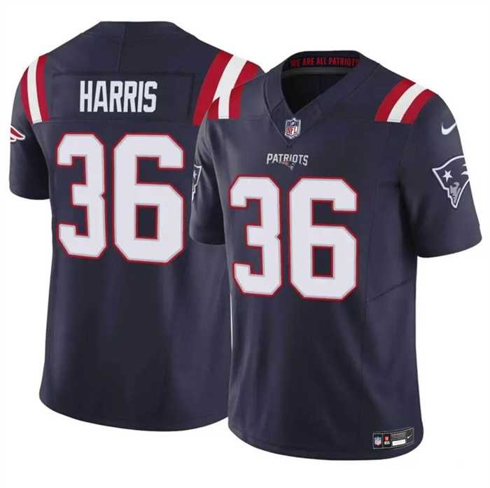 Men & Women & Youth New England Patriots #36 Kevin Harris Navy 2023 F.U.S.E. Vapor Limited Stitched Jersey->new england patriots->NFL Jersey